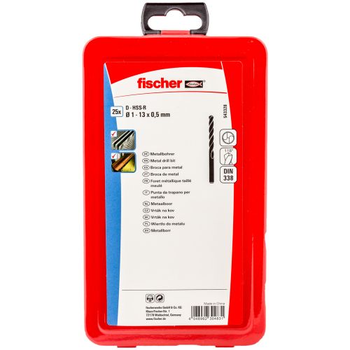 HSS-R Set 1-13 mm 543328 FISCHER